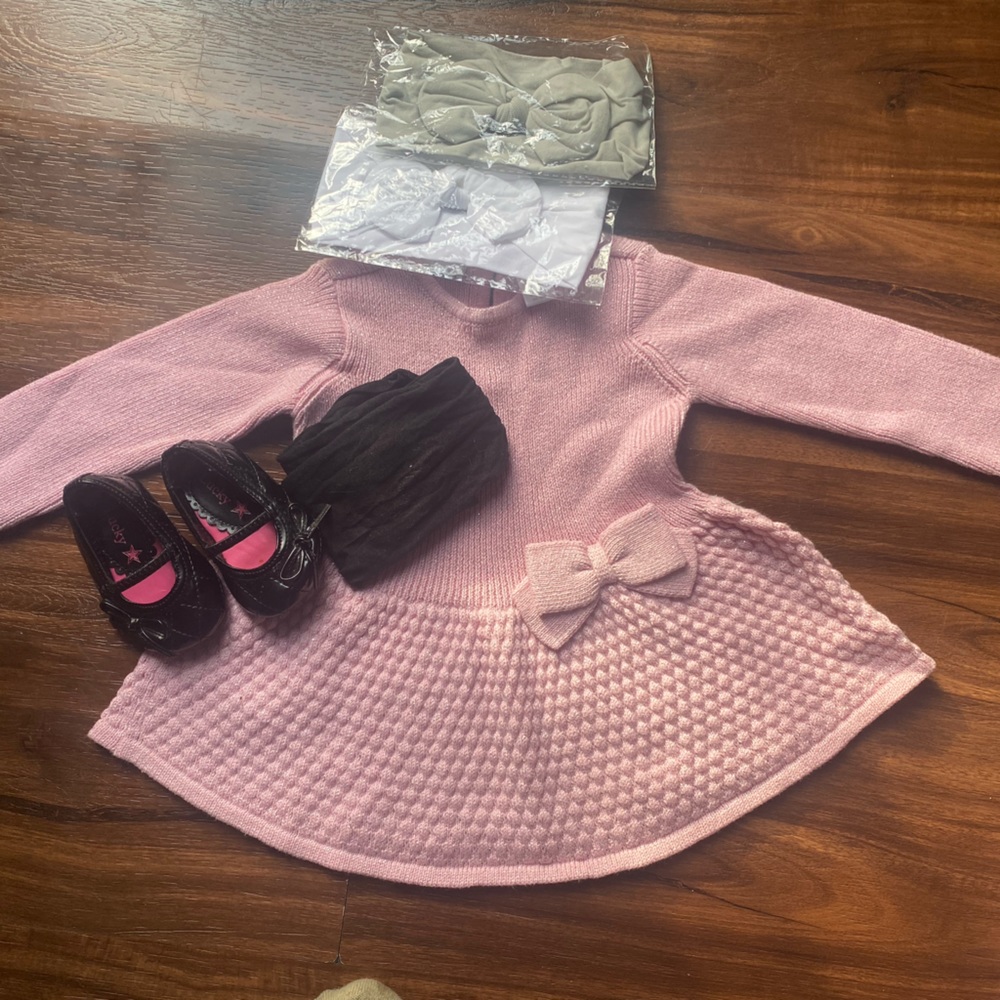 Pink dress set